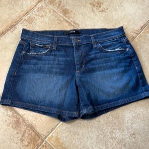 Joe's jeans hannabeth denim shorts medium wash mid rise size 30